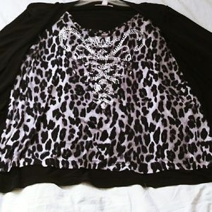 JM Collection Shirt Cardigan